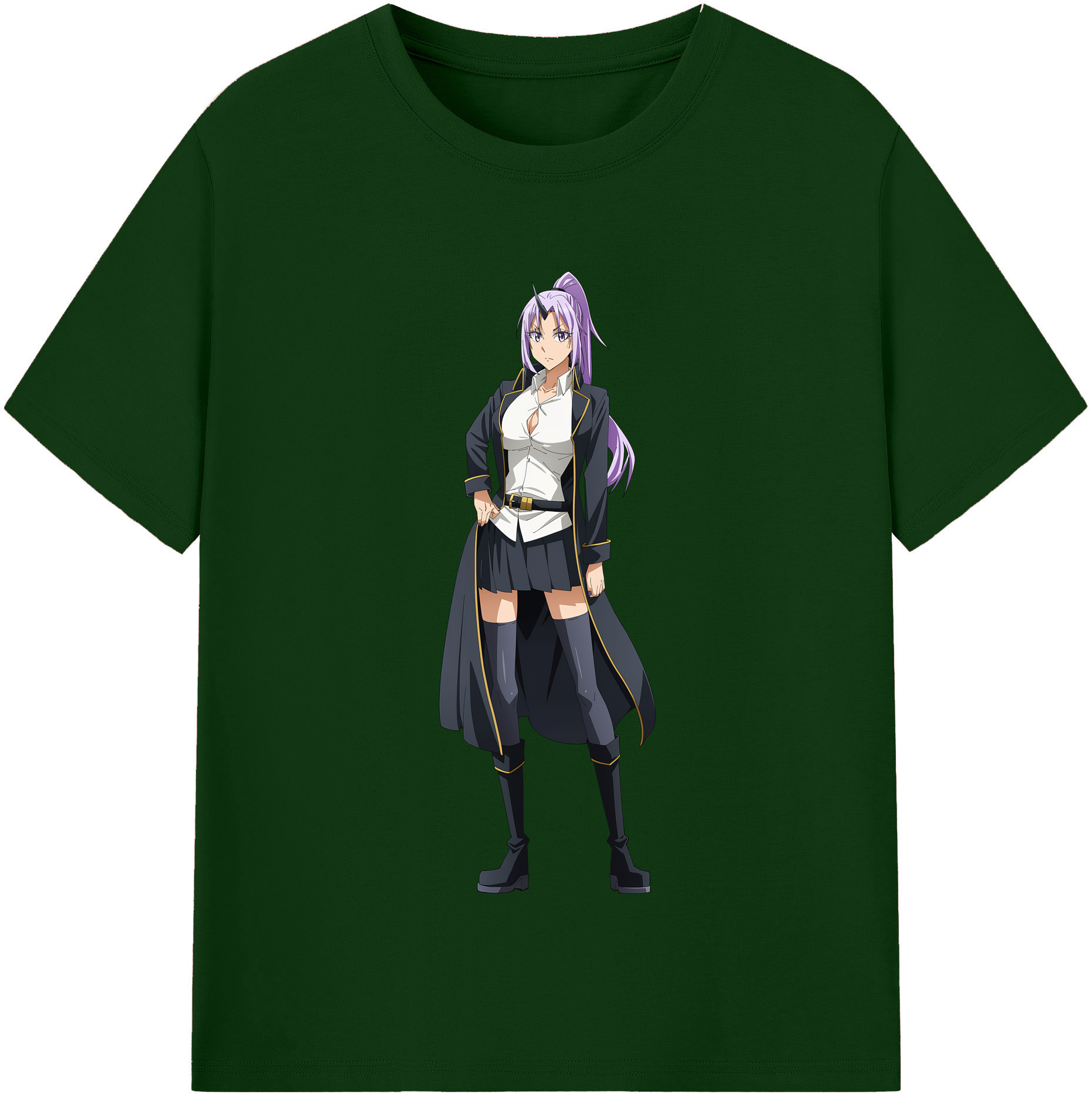 （画像用） 転スラ Regarding Reincarnated to Slime 綿100％半袖Tシャツ（フロントプリント）